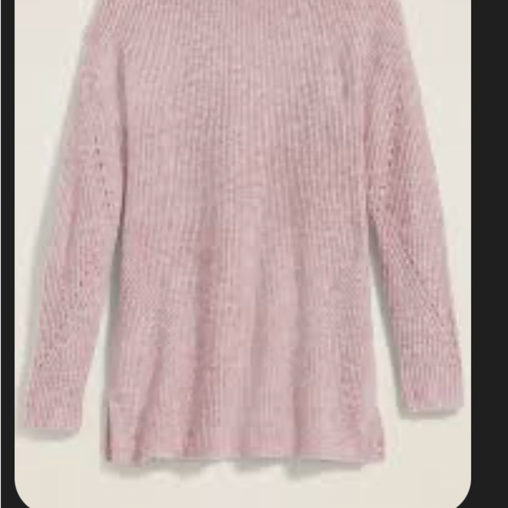 Old Navy Light Pink Women's Cowl Neck Sweater